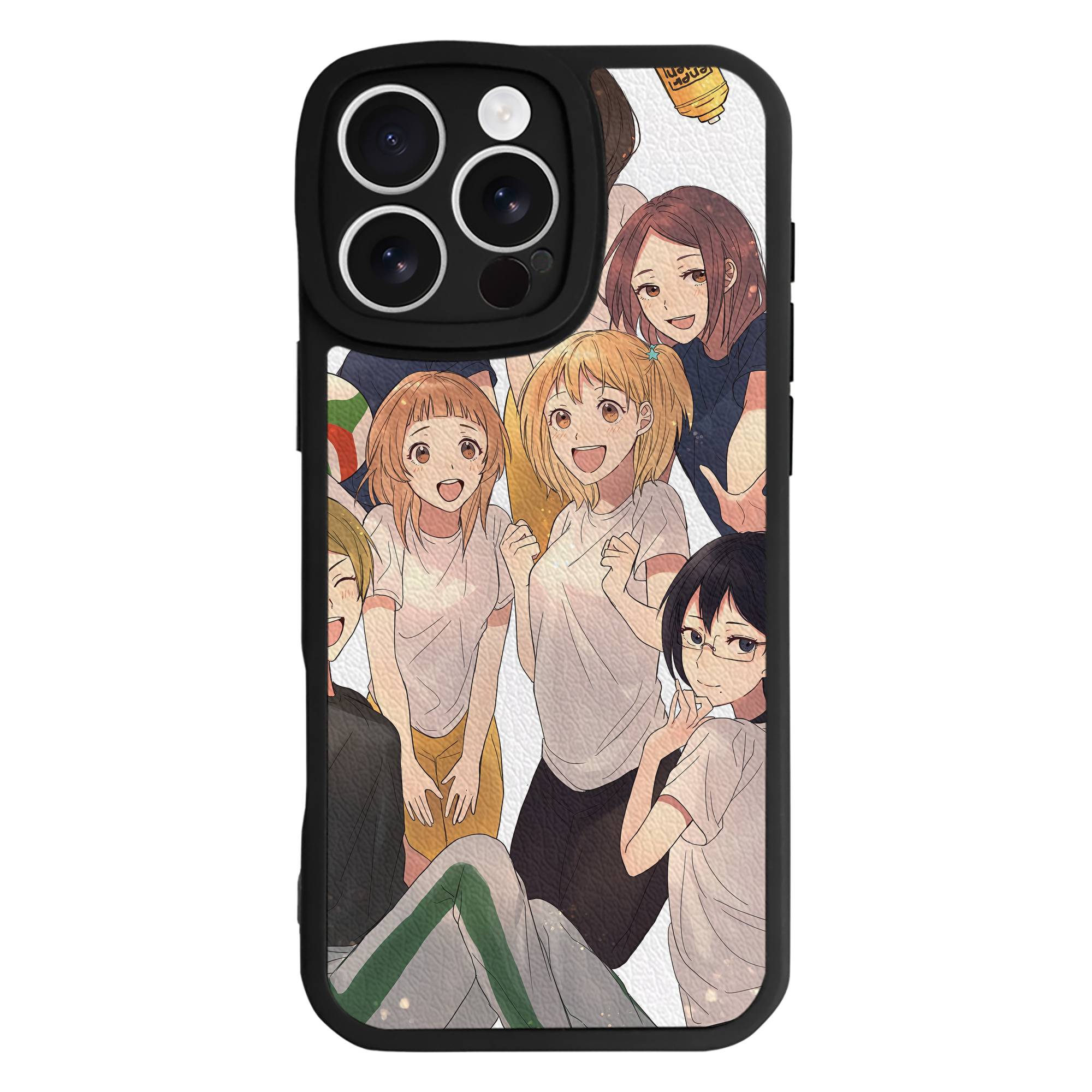 （画像用） ハイキュー!! Haikyu!! 【iPhone 16シリーズ対応】シリコンスマホケース（レザー調） 材質：シリコン